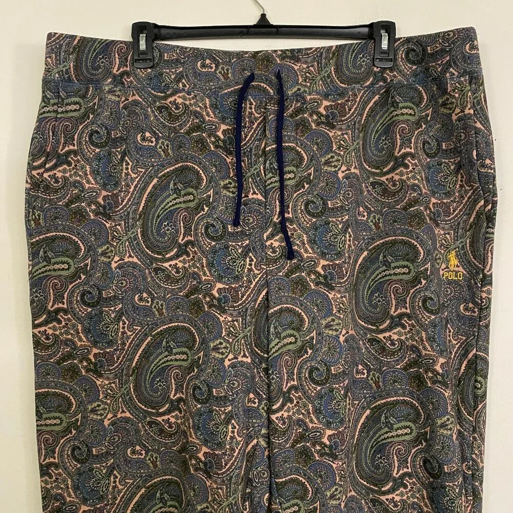 Polo Ralph Lauren Paisley Fleece Jogger Pants 3XT